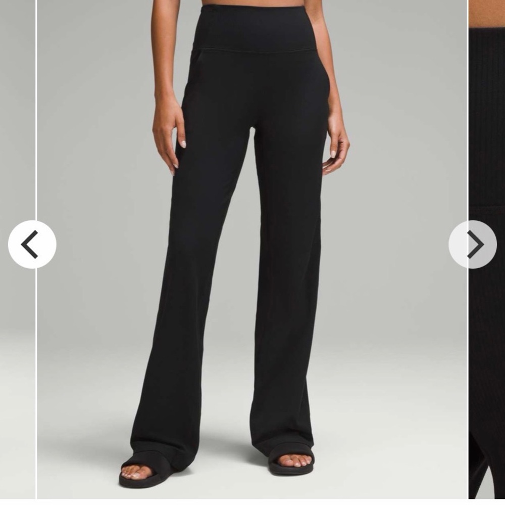 Lululemon Align Ribbed High-Rise Wide-Leg Pant *Tall 
Size 4